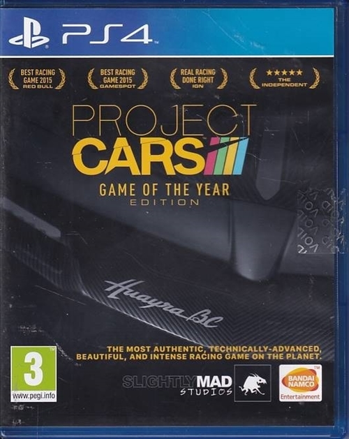 Project Cars Game of the Year Edition - PS4 (A Grade) (Used) (eng)